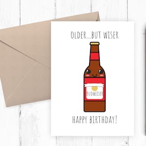 Funny Beer Birthday Card, Birthday Card for Him, Boyfriend Birthday ...