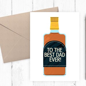 Happy Father&#39;s Day Card, Bearded Dad Card, Printable Father&#39;s Day Card, Father&#39;s Day Gift, 5x7 8x10 JPG PDF