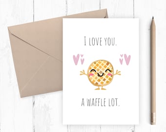 Funny Love You card, Printable anniversary card,  card, card for her, card for him, instant download love you card PDF 5x7