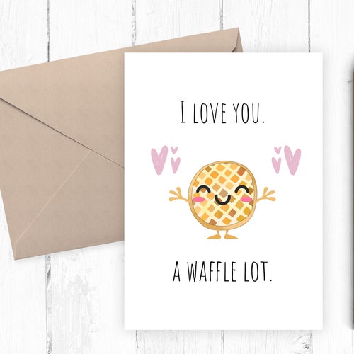 Funny Love You Card Printable Anniversary Card Card Card | Etsy