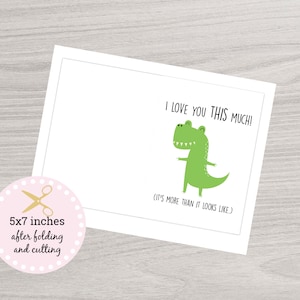 Funny Love You Card, Printable Anniversary Card, Card, Card for Her ...