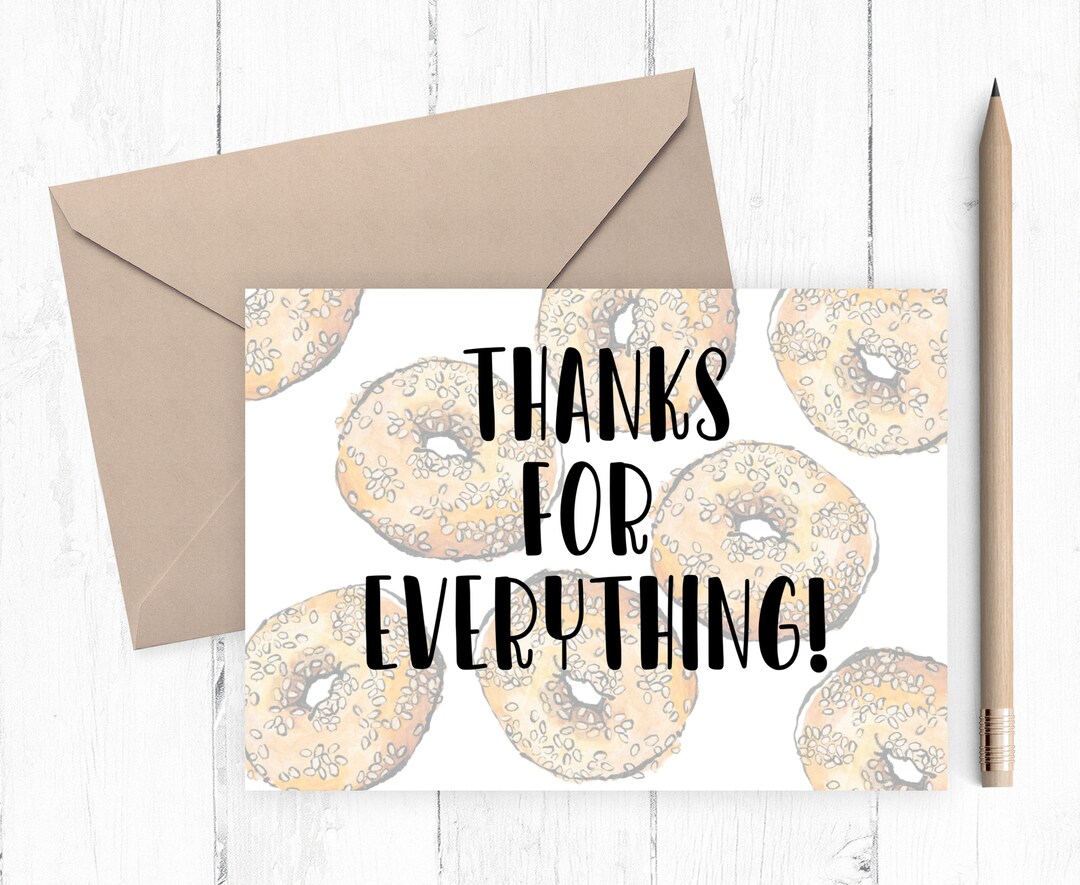 Printable Appreciation Card, Printable Thank You Card, Thanks for ...