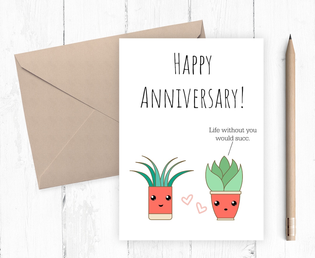 Printable Anniversary Card, Instant Download, Happy Anniversary Funny
