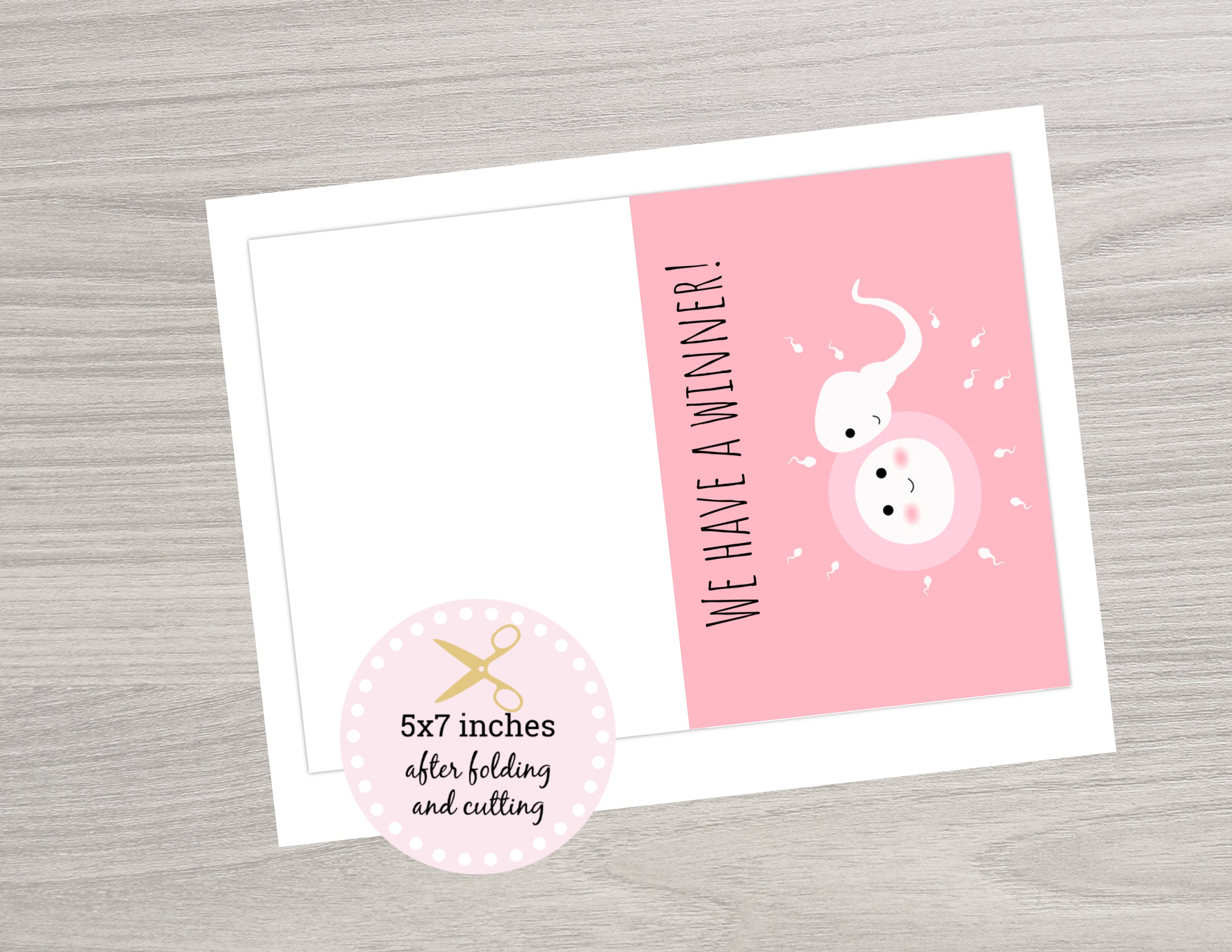 Funny Pregnancy Announcement Card for New Baby We Have a Etsy