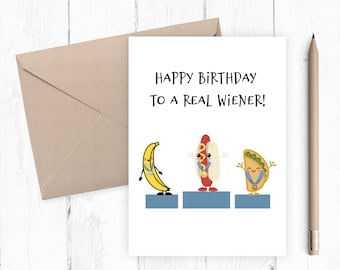 Funny Birthday Card, Happy Birthday Humor Card, Printable birthday card, JPG PDF Includes Printable Envelope Template