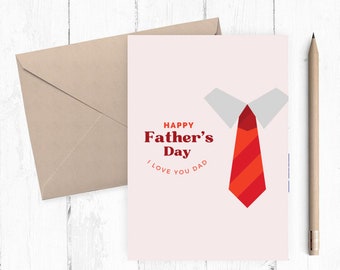 Carte de fête des pères heureuse, carte de papa barbu, carte de fête des pères imprimable, cadeau de fête des pères, 5 x 7 8 x 10 JPG PDF