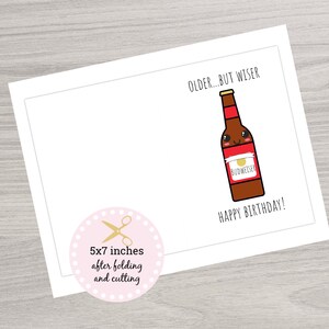 Funny Beer Birthday Card, Birthday Card for Him, Boyfriend Birthday ...