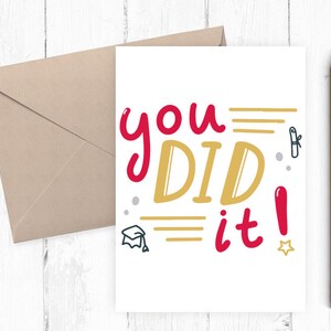 Graduation Card, Printable Graduation Card, Congrats graduate Card,  Instant Download, Printable Congrats Card, 8x10 5x7 JPG PDF