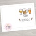 Printable Birthday Card, Instant Download, Beer Birthday Card, Beer ...