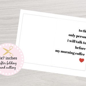 Funny Love You Card, Printable Anniversary Card, Card, Card for Her ...