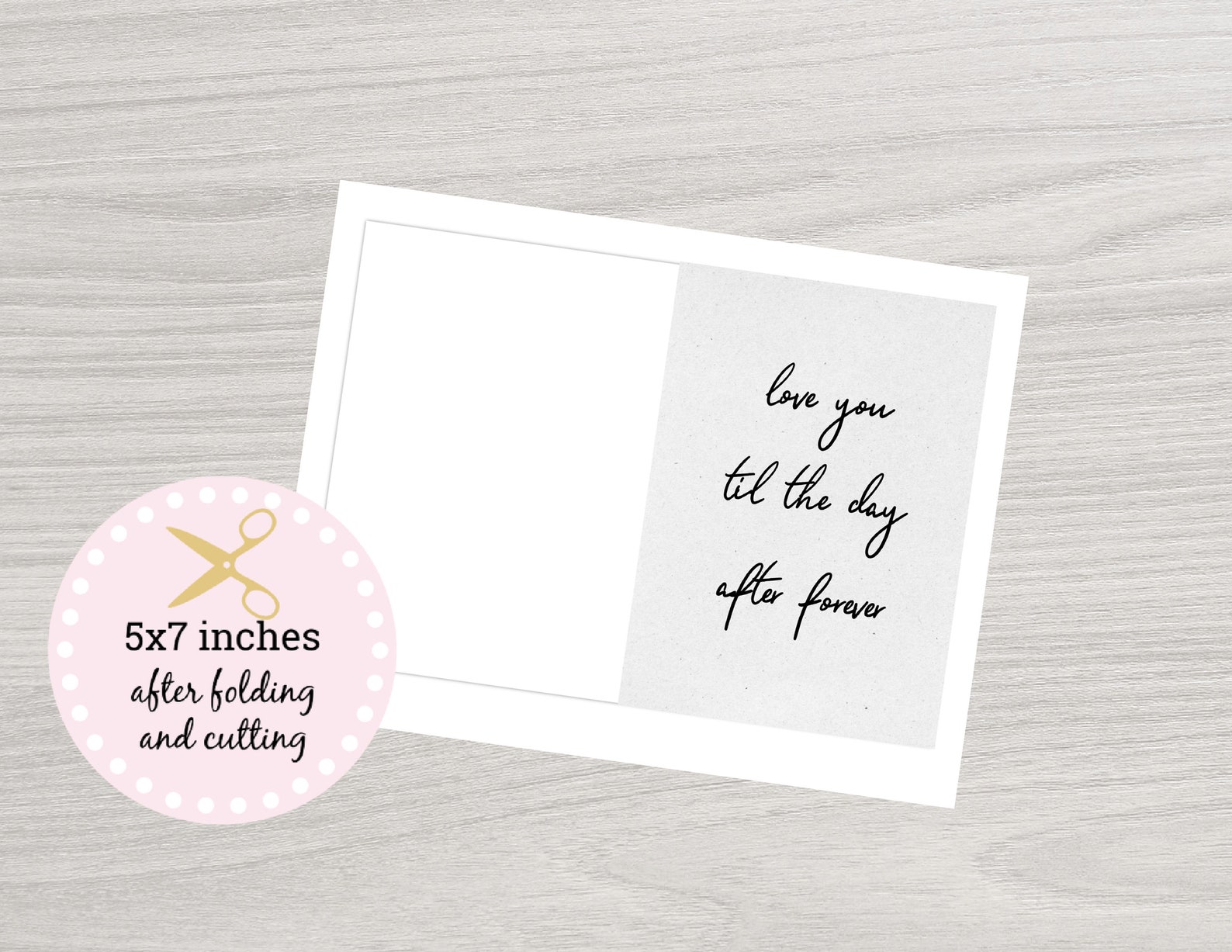Love You Romantic Card, Printable Anniversary Card, Card, Card for Her ...