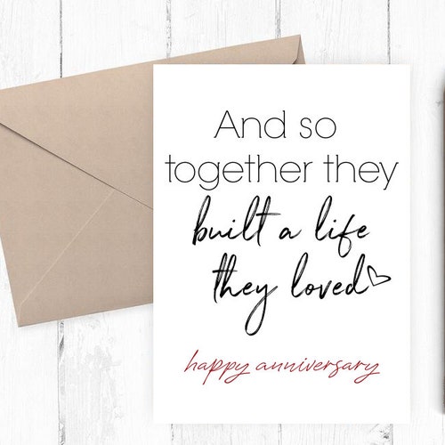 Printable Anniversary Card Instant Download Happy - Etsy