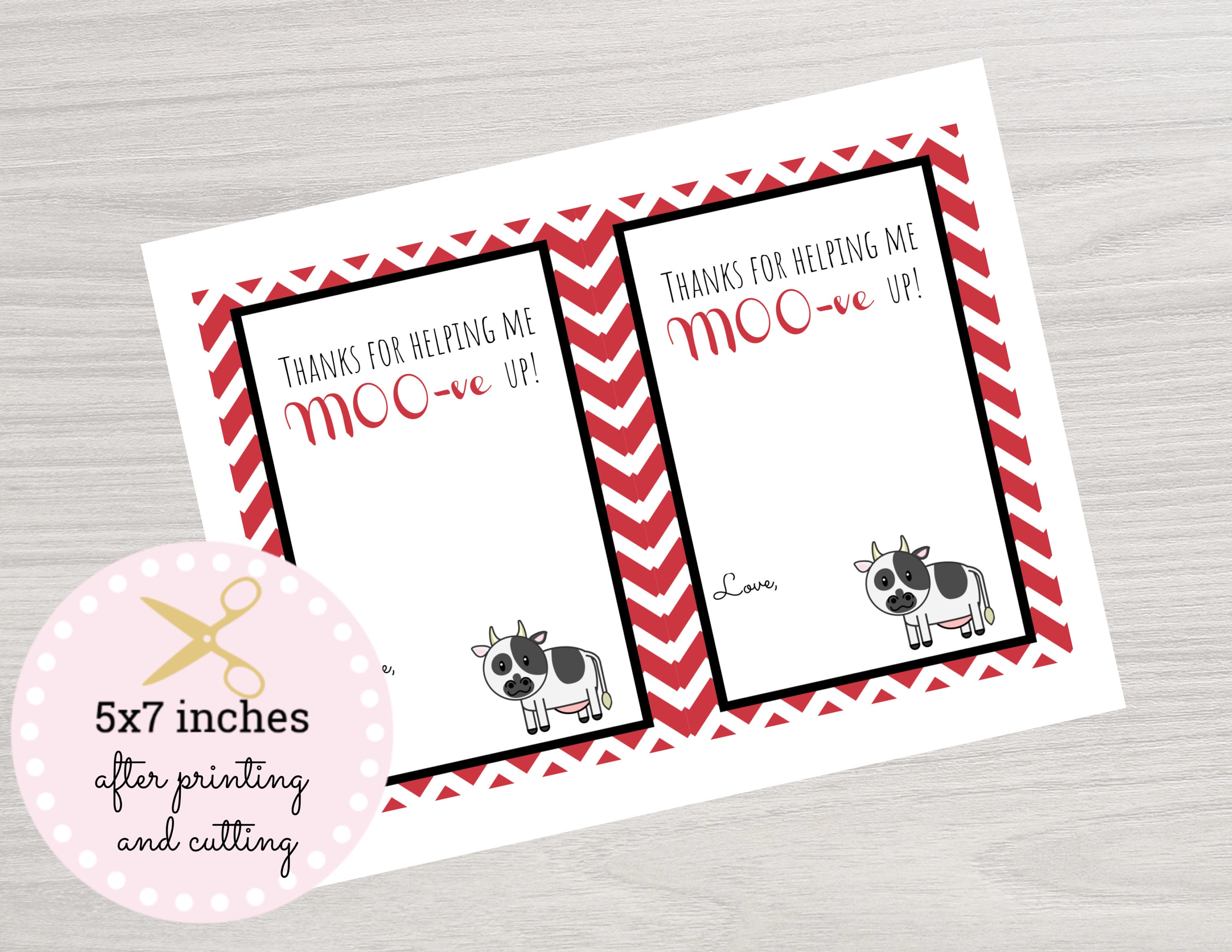 Chicken restaurant gift card printable Teacher gift card Etsy