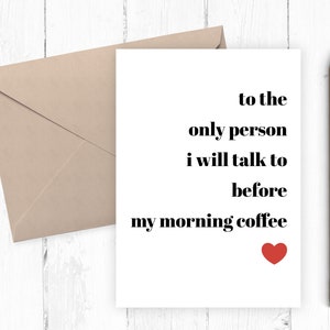 Funny Love You card, Printable anniversary card,  card, card for her, card for him, instant download love you card PDF 5x7