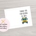Bus Driver Card, Printable Card for Bus Driver, Instant Download ...