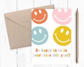 Back to School card for teacher, Printable Back to school gift, Back to school, Instant Download, 8X10 5X7 JPG PDF