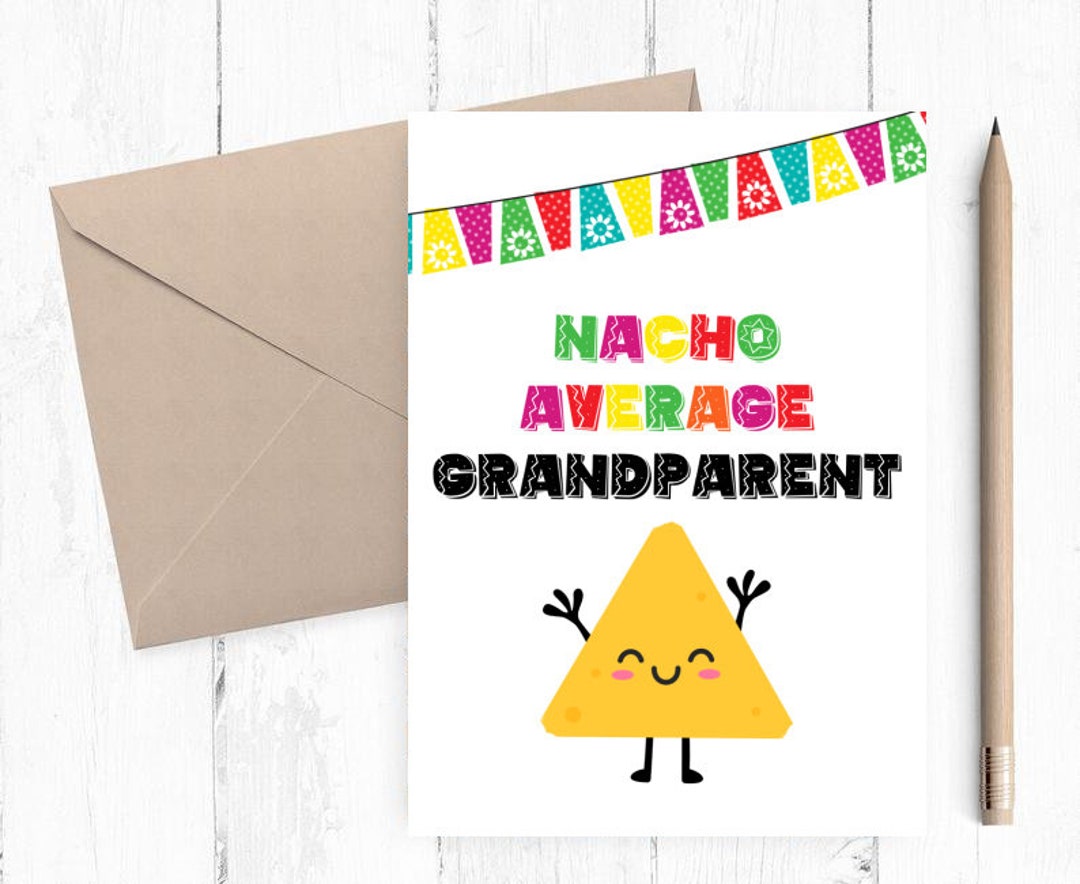 Funny Grandparents Day Card, Printable Grandparent's Day Card, Instant ...