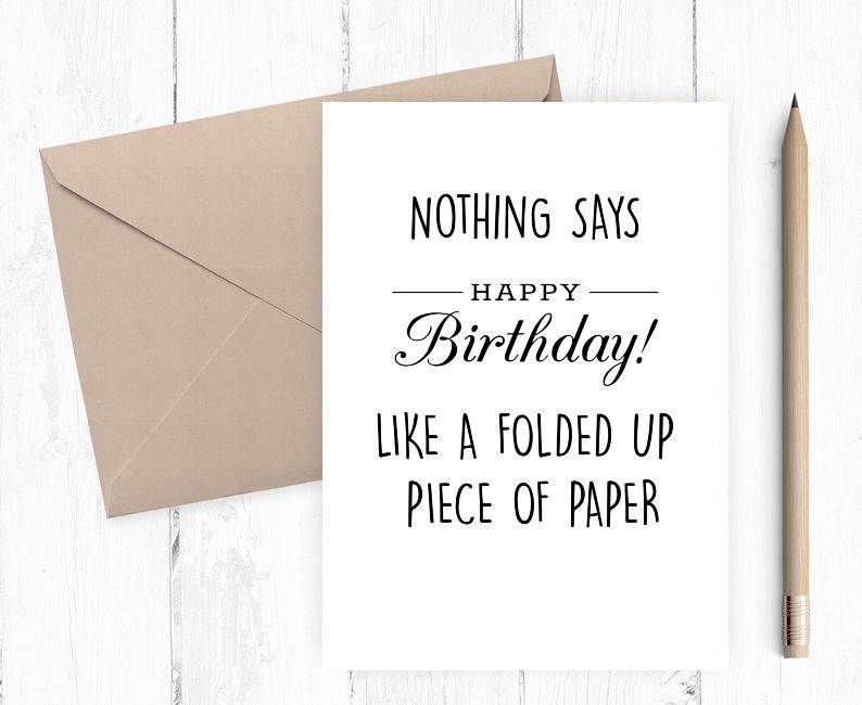 Funny Happy Birthday Card Printable Birthday Card Happy | Etsy