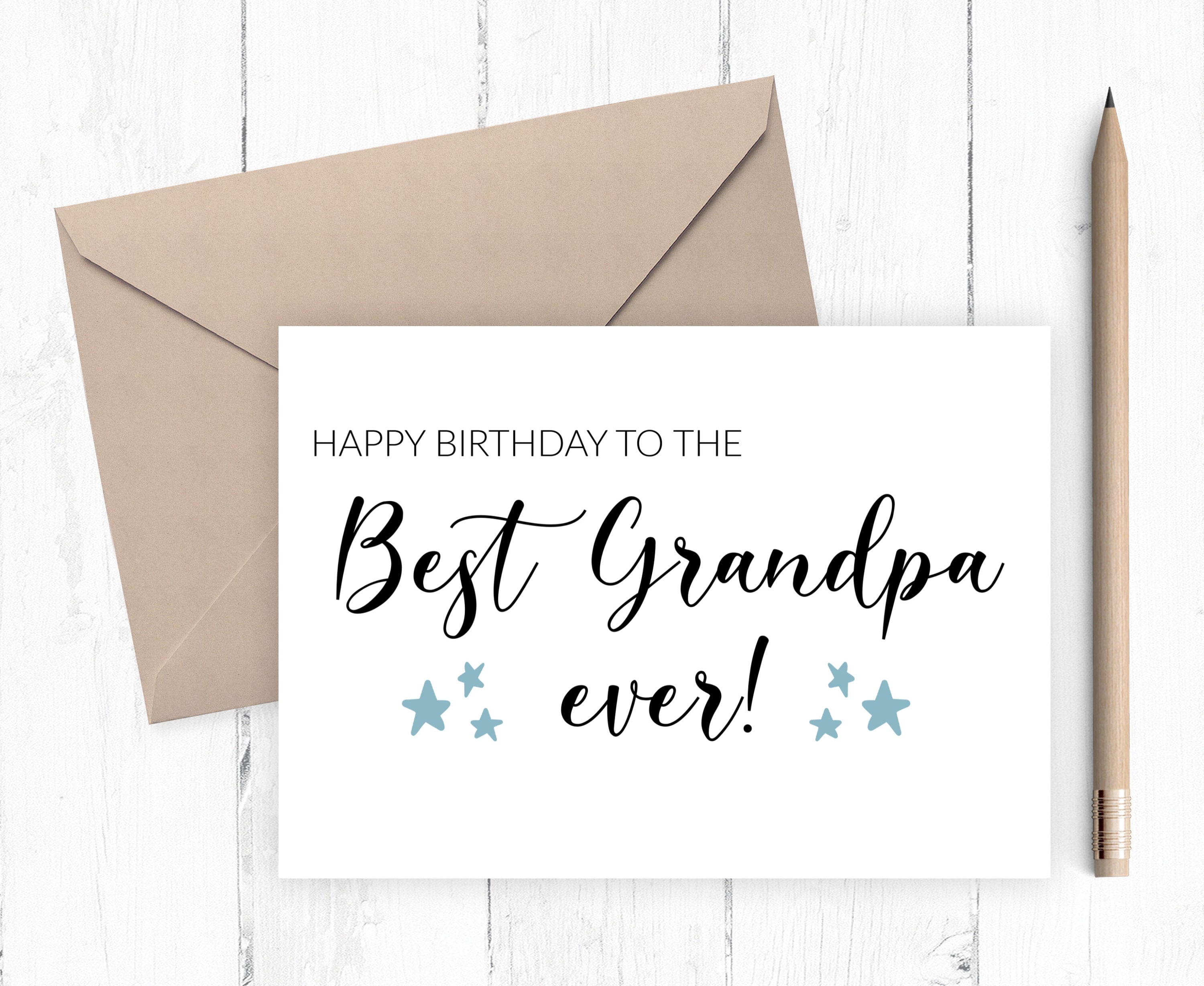 Grandpa Birthday Card Happy Birthday Grandpa Best Grandpa …