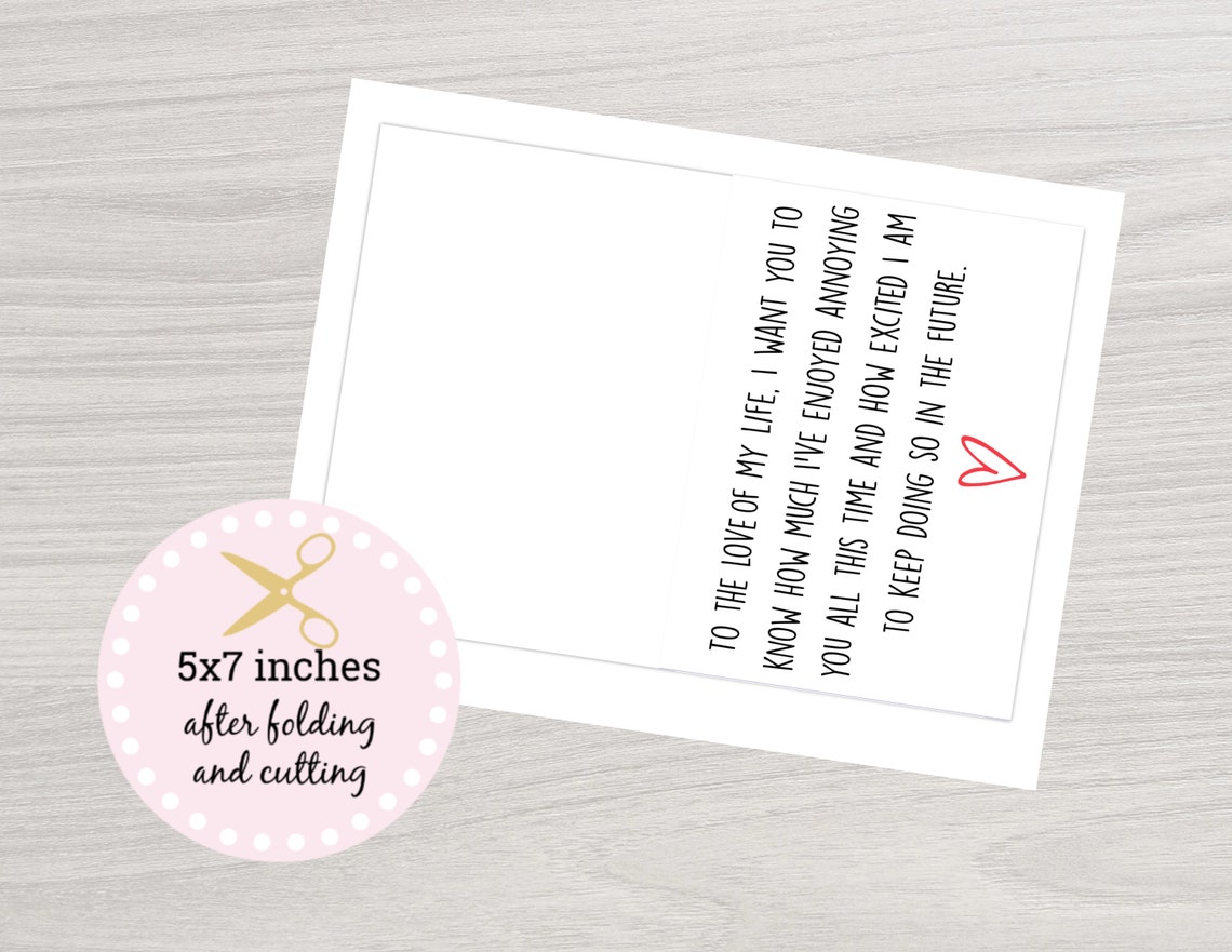 Funny Birthday Card For Husband From Wife I Love You More Than You