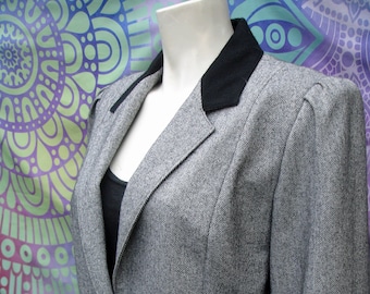 Blazer Vintage 1980's Ladies Herringbone de Canda