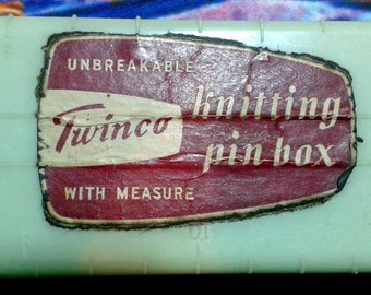 Vintage 1960s Tejer Caja de Agujas por Twinco