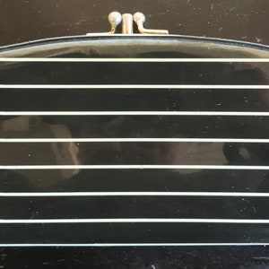 Vintage Faux Patent Leather Clutch image 6