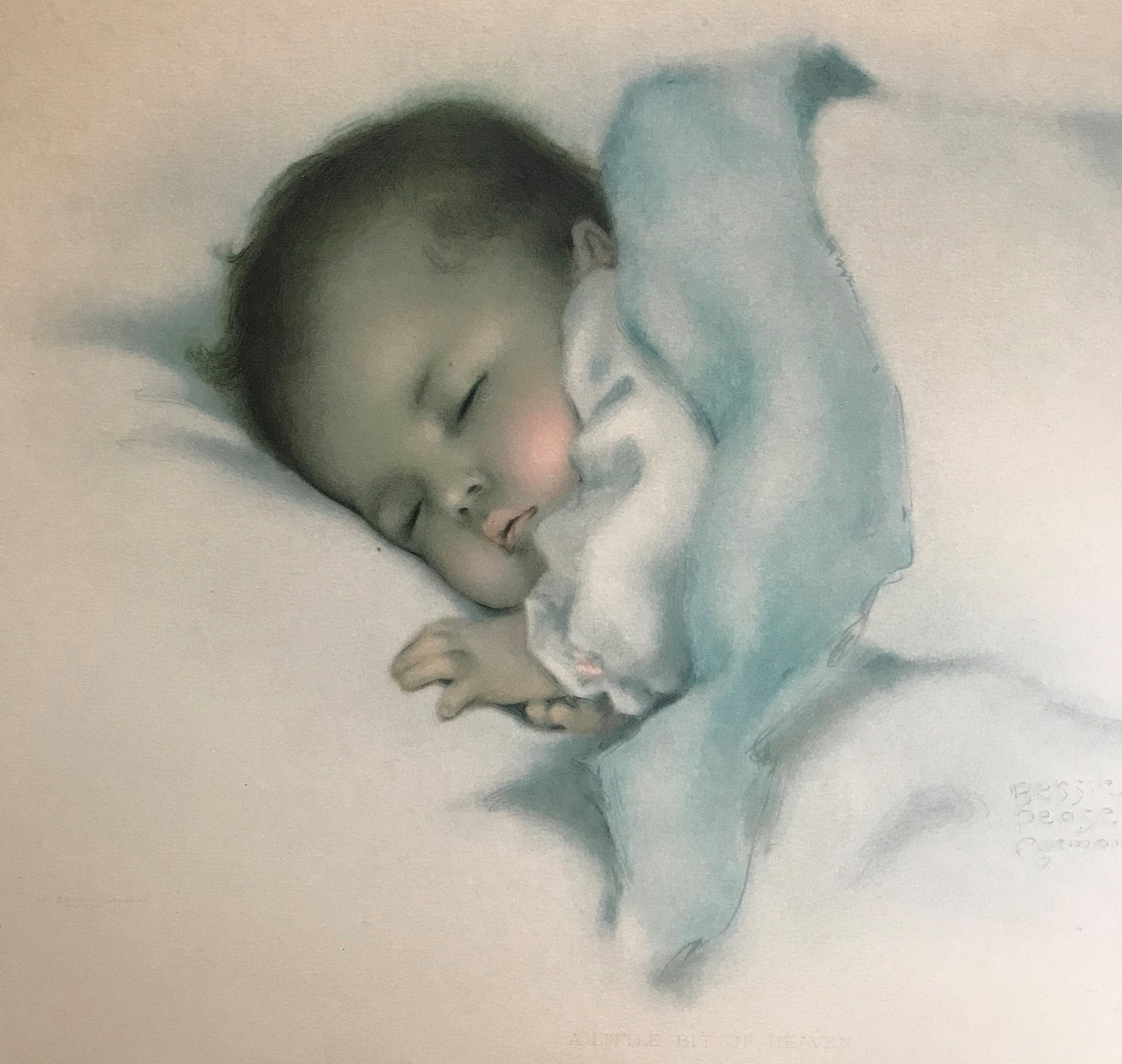 Vintage Bessie Pease Gutmann Lithograph - Etsy