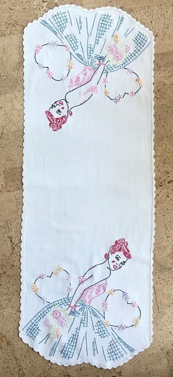 Vintage Dresser Scarf - Etsy