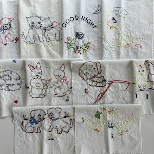 Vintage Ten Animal Quilt Squares