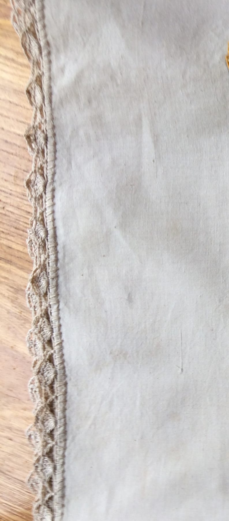 Vintage Hand Embroidered Tablecloth