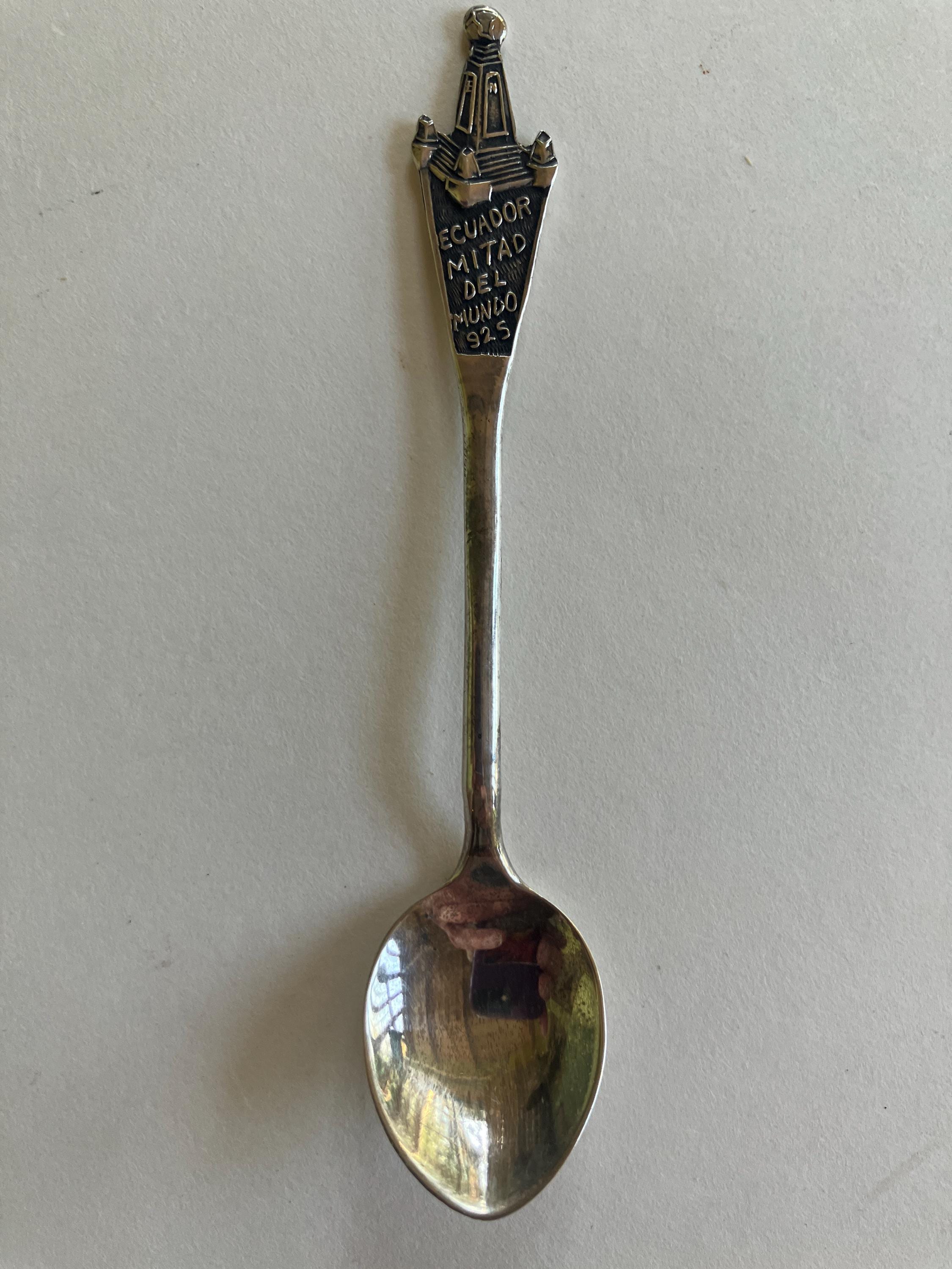 Vintage Sterling Spoon From Ecuador - Etsy
