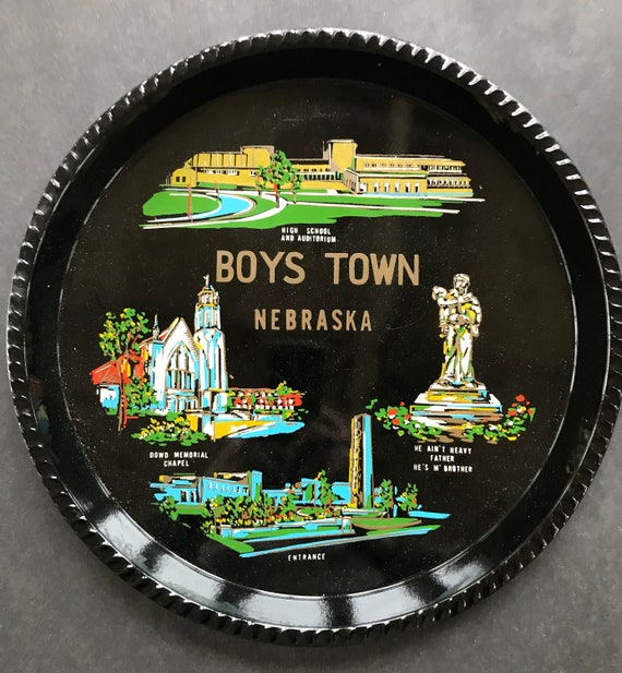 Vintage Plastic Souvenir Tray From Boys Town - Etsy