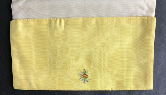 Vintage Moire Taffeta Hanky Envelope - image 5