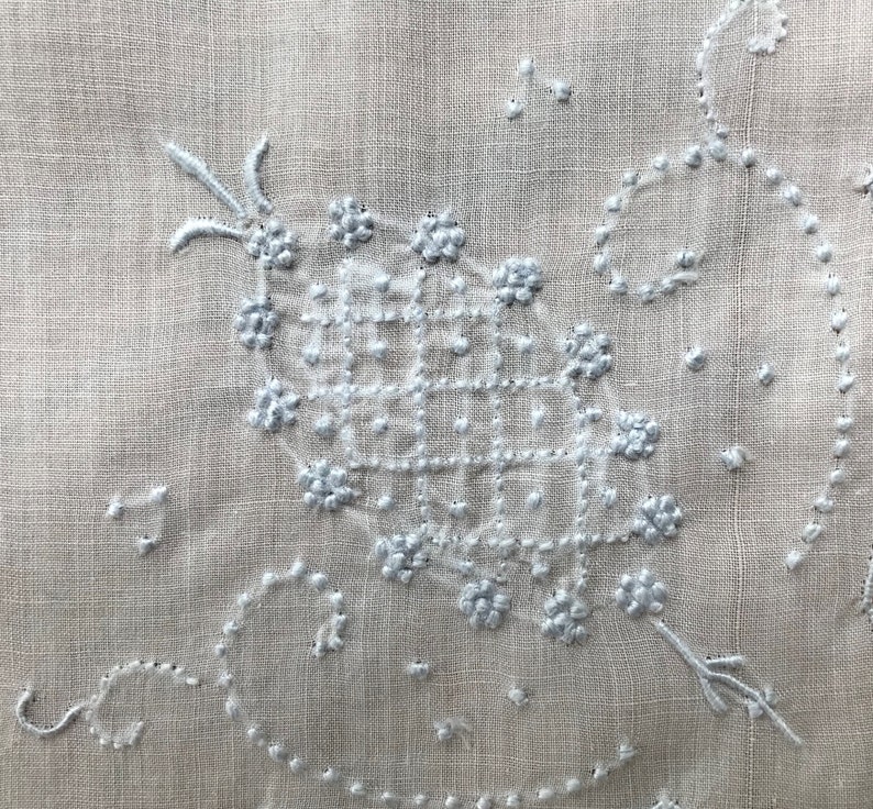 Vintage Embroidered Handkerchief