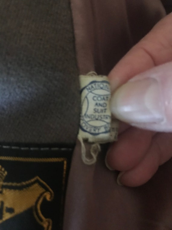 Vintage Full Length Wool Coat Labeled National Coat A… - Gem