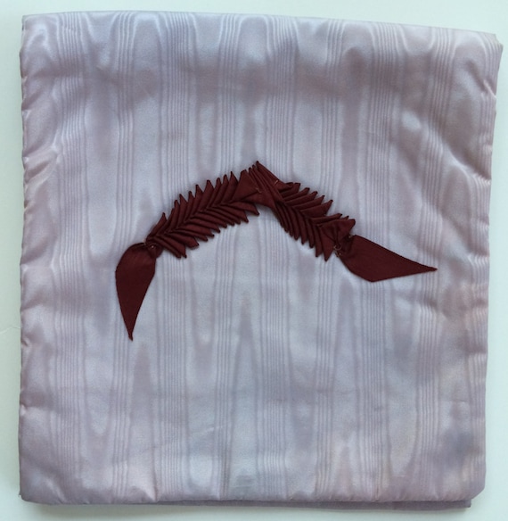 Vintage Moire Taffeta Hanky Case