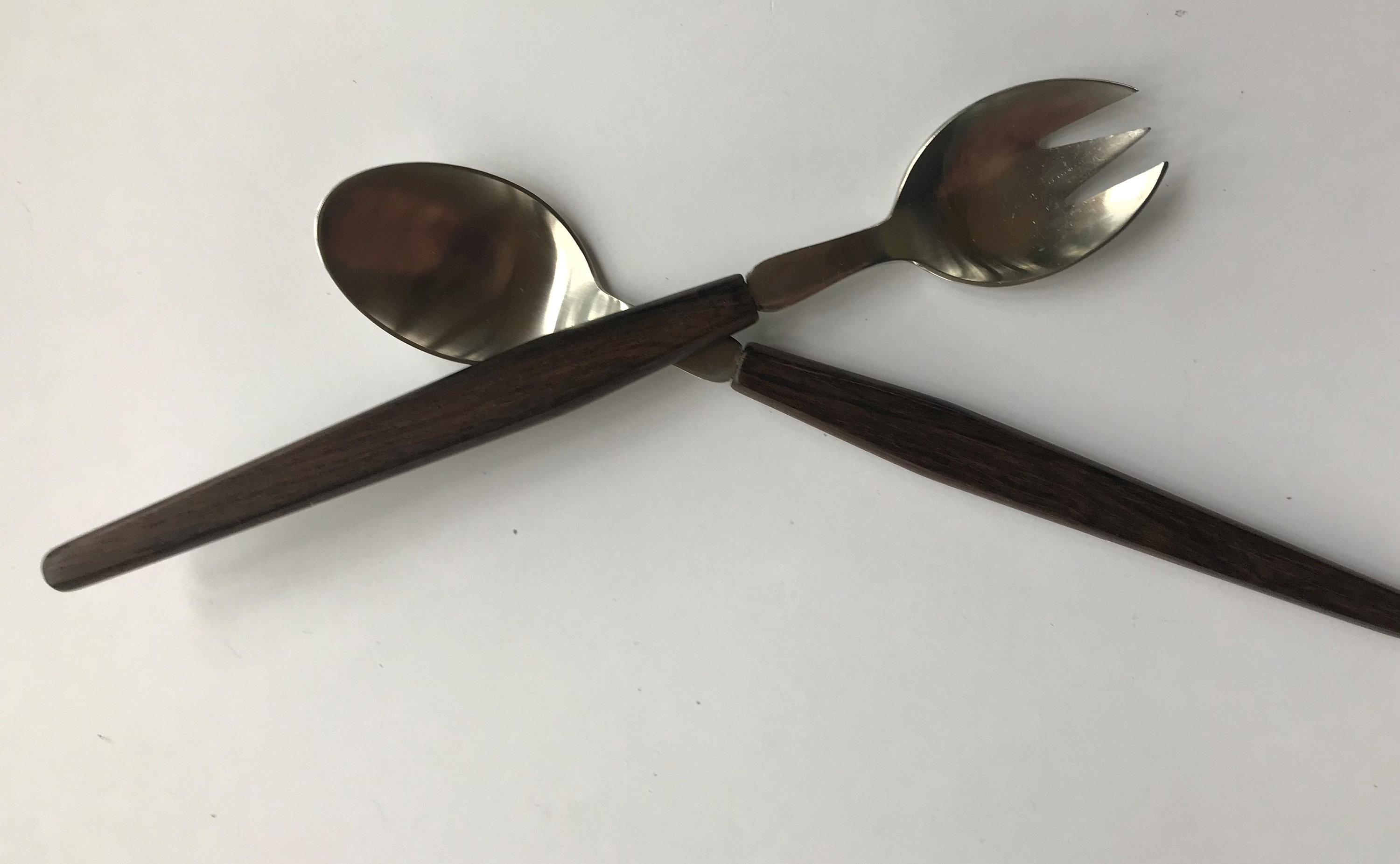 Vintage Danish Lundtofte Salad Serving Set - Etsy