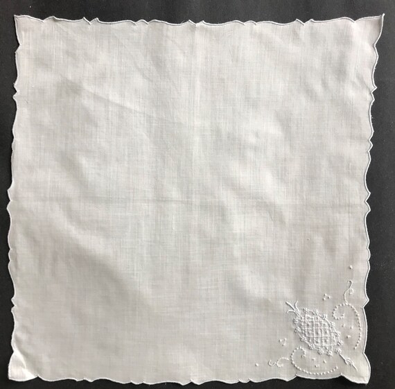 Vintage Embroidered Handkerchief - image 3