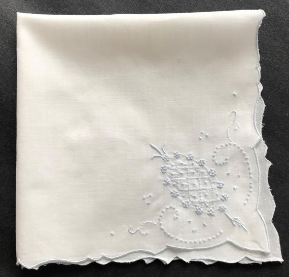 Vintage Embroidered Handkerchief - image 6