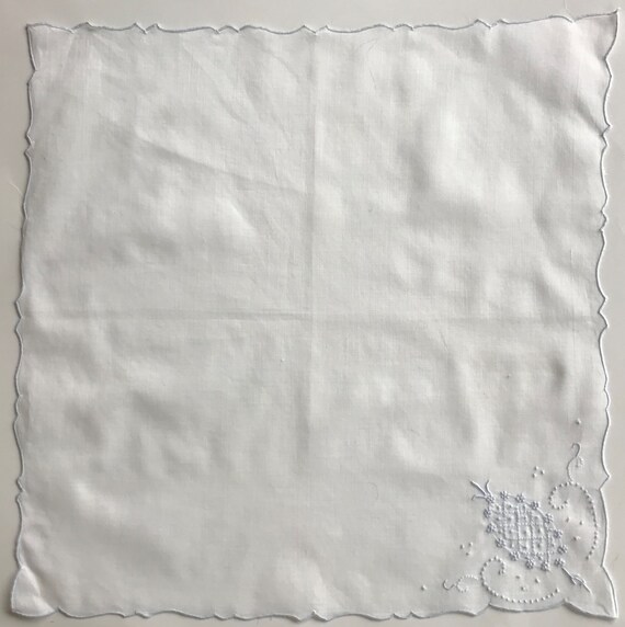 Vintage Embroidered Handkerchief - image 7