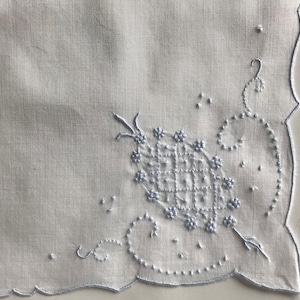 Vintage Embroidered Handkerchief