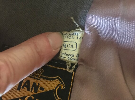 Vintage Full Length Wool Coat Labeled National Coat A… - Gem