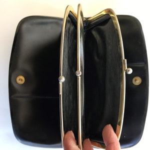 Vintage Faux Patent Leather Clutch image 5