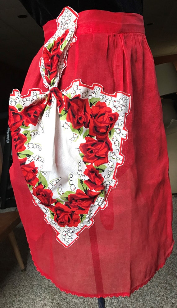 Vintage Apron Hanky Pocket - Etsy