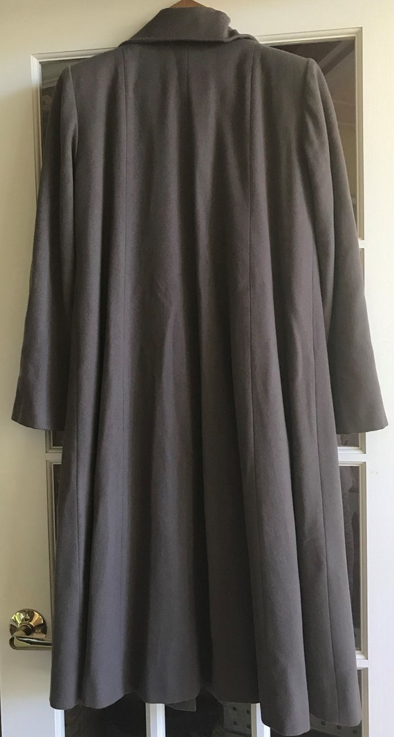Vintage Full Length Wool Coat Labeled National Coat A… - Gem