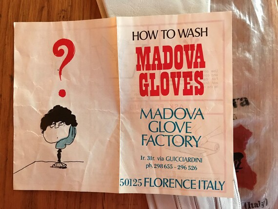 Vintage Italian Madova White Kid Gloves - image 6