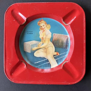Vintage Pin up Ashtray - Etsy
