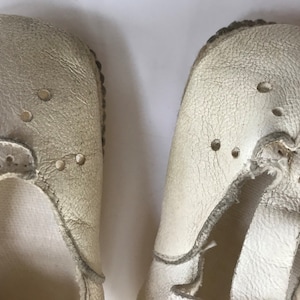 Vintage Leather Baby Shoes - Etsy