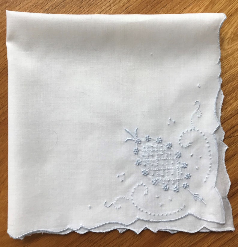 Vintage Embroidered Handkerchief